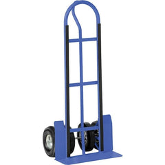 Vestil - 600 Lb Capacity 52" OAH Hand Truck - P Handle, Steel, Pneumatic Wheels - Americas Industrial Supply