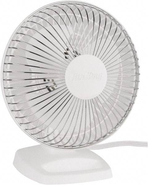 Air King - 6" Blade, 191 Max CFM, Desk Fan - 0.19/0.14 Amps, 120 Volts, 2 Speed - Americas Industrial Supply