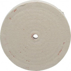 Divine Brothers - 6" Diam x 1" Thick Unmounted Buffing Wheel - Polishing Wheel, 1/2" Arbor Hole - Americas Industrial Supply