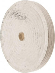 Divine Brothers - 10" Diam x 1" Thick Unmounted Buffing Wheel - Polishing Wheel, 1-1/4" Arbor Hole - Americas Industrial Supply