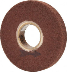 Made in USA - 6" Diam 220 Grit Aluminum Oxide Unmounted Flap Wheel - 2" Hole, 1" Wide, Density 7, Nonwoven, Grade Very Fine, 3,400 Max RPM - Americas Industrial Supply