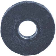 3M - 8" Diam Aluminum Oxide Cutting, Polishing Flap Wheel - 4" Hole, 2" Wide, Density 5, Nonwoven, Medium Grade, 4,000 Max RPM - Americas Industrial Supply