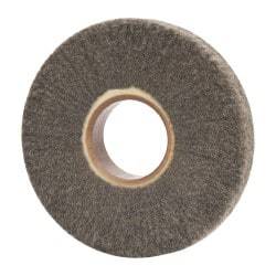 Made in USA - 6" Diam 220 Grit Silicon Carbide Unmounted Flap Wheel - 2" Hole, 1" Wide, Density 7, Nonwoven, Grade Very Fine, 3,400 Max RPM - Americas Industrial Supply