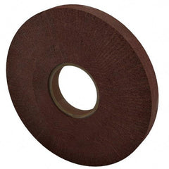 Made in USA - 8" Diam 220 Grit Aluminum Oxide Unmounted Flap Wheel - 3" Hole, 1" Wide, Density 7, Nonwoven, Grade Very Fine, 3,200 Max RPM - Americas Industrial Supply