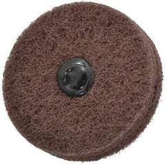 Standard Abrasives - 3" Diam, Medium Mounted Scrubber Buffing Wheel - 2 Ply, Very Fine Grade, 1/4" Shank Diam, 8,000 RPM - Americas Industrial Supply