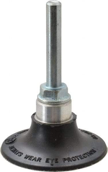 Standard Abrasives - 2" Diam Quick-Change Type S Disc Backing Pad - 1/4" Shank Diam, Medium Density, 25,000 RPM, SocAtt Compatible - Americas Industrial Supply