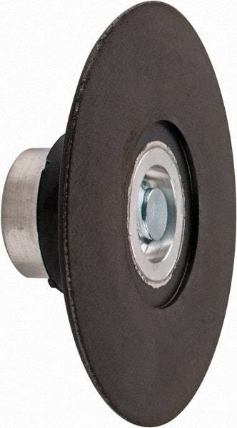 Standard Abrasives - 3" Diam Quick-Change Disc Backing Pad - 1/4" Shank Diam, Medium Density, 20,000 RPM, SocAtt Compatible - Americas Industrial Supply