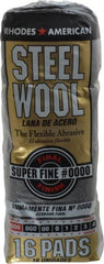 Value Collection - Finest Grit, Grade 0000 Steel Wool Pad - 4" Long x 3" Wide - Americas Industrial Supply