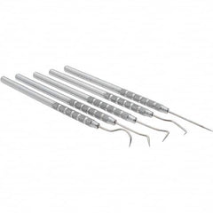 Value Collection - 5 Piece Precision Probe Set - Stainless Steel - Americas Industrial Supply