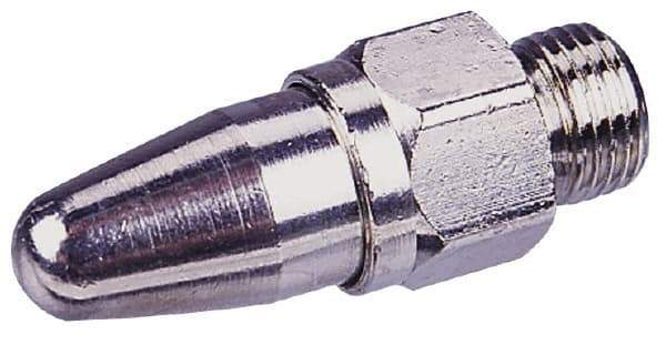 Coilhose Pneumatics - Blow Gun Safety High Volume Nozzle - 1/8 NPSM, 1.97" Hose Length - Americas Industrial Supply