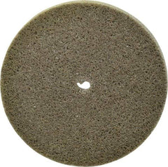 Standard Abrasives - 3" Diam, 1/4" Face Width, 1/4" Center Hole, Fine Grade, Aluminum Oxide Deburring Wheel - Unitized, Medium/Hard Density 7 Grade, 18,000 RPM - Americas Industrial Supply