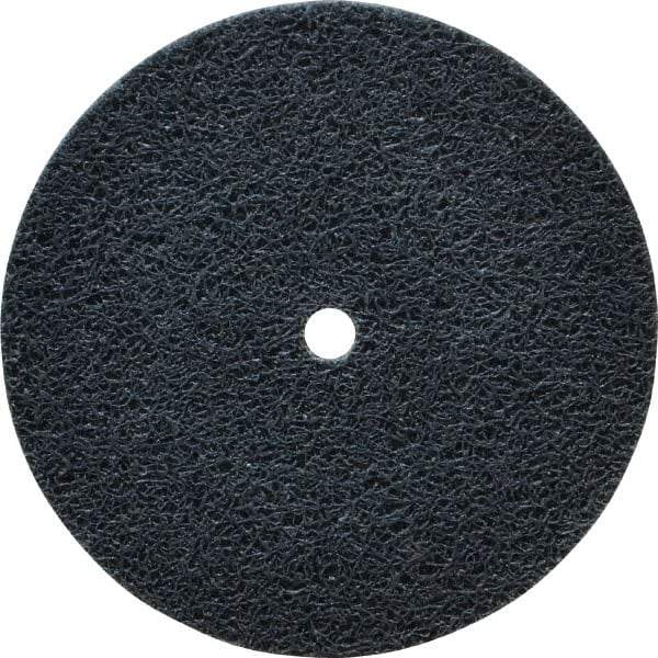 Standard Abrasives - 3" Diam, 1/4" Face Width, 1/4" Center Hole, Fine Grade, Silicon Carbide Deburring Wheel - Unitized, Soft/Medium Density 6 Grade, 12,000 RPM - Americas Industrial Supply