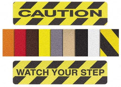 NMC - Black Solid Color Anti-Slip Vinyl Cleat - 3/4" Wide x 2' Long x 0.02" Thick, General Traffic - Americas Industrial Supply