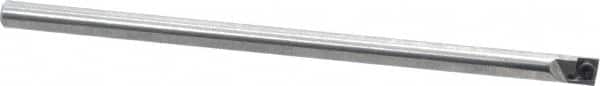 Seco - 0.22" Min Bore Diam, 4" OAL, 3/16" Shank Diam, Indexable Boring Bar - CD.. 1.2 Insert, Screw Holding Method - Americas Industrial Supply