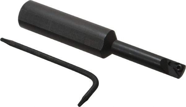 Seco - 0.3" Min Bore Diam, 3-1/4" OAL, 1/2" Shank Diam, STLD Indexable Boring Bar - 1-1/4" Max Bore Depth, TD.. 1.2 Insert, Screw Holding Method - Americas Industrial Supply