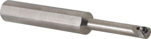 Seco - 0.3" Min Bore Diam, 4" OAL, 1/2" Shank Diam, STLD Indexable Boring Bar - 1-1/2" Max Bore Depth, TD.. 1.2 Insert, Screw Holding Method - Americas Industrial Supply