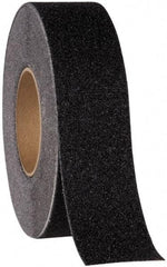 NMC - Black Solid Color Anti-Slip Vinyl Tape - 4" Wide x 60' Long x 0.05" Thick, Heavy/High Traffic - Americas Industrial Supply