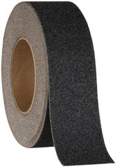 NMC - Black Solid Color Anti-Slip Vinyl Tape - 1" Wide x 60' Long x 0.02" Thick, General Traffic - Americas Industrial Supply