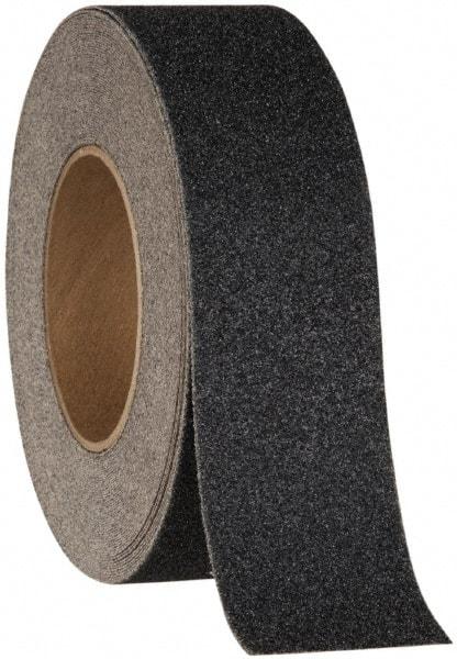 NMC - Black Solid Color Anti-Slip Vinyl Tape - 24" Wide x 60' Long x 0.02" Thick, General Traffic - Americas Industrial Supply