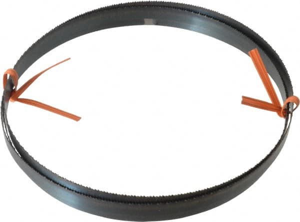 Disston - 14 TPI, 6' 8" Long x 1/2" Wide x 0.025" Thick, Welded Band Saw Blade - Carbon Steel, Toothed Edge, Raker Tooth Set, Flexible Back, Contour Cutting - Americas Industrial Supply