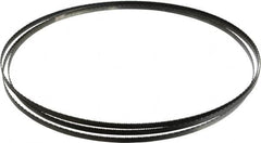 Disston - 14 TPI, 7' 9" Long x 1/4" Wide x 0.025" Thick, Welded Band Saw Blade - Carbon Steel, Toothed Edge, Raker Tooth Set, Flexible Back, Contour Cutting - Americas Industrial Supply