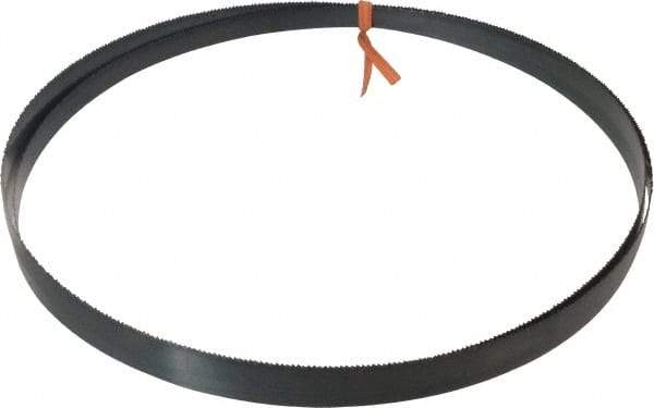 Disston - 14 TPI, 8' Long x 1/2" Wide x 0.025" Thick, Welded Band Saw Blade - Carbon Steel, Toothed Edge, Raker Tooth Set, Flexible Back, Contour Cutting - Americas Industrial Supply