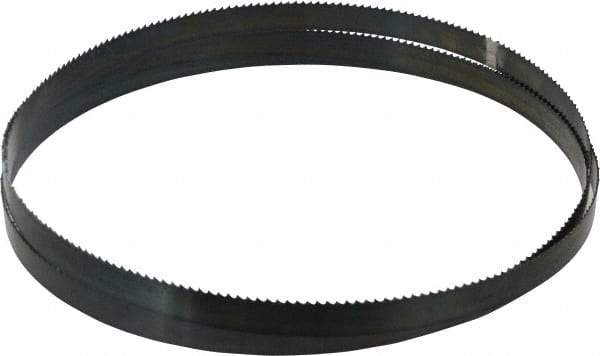 Disston - 6 TPI, 9' Long x 3/4" Wide x 0.032" Thick, Welded Band Saw Blade - Carbon Steel, Toothed Edge, Raker Tooth Set, Flexible Back, Contour Cutting - Americas Industrial Supply