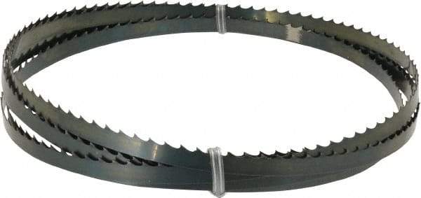 Disston - 3 TPI, 12' 6" Long x 1/2" Wide x 0.025" Thick, Welded Band Saw Blade - Carbon Steel, Toothed Edge, Raker Tooth Set, Flexible Back, Contour Cutting - Americas Industrial Supply