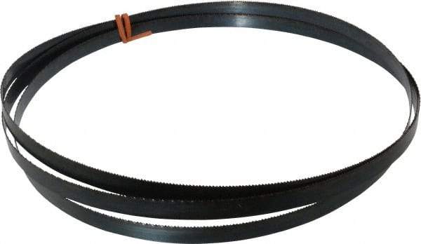 Disston - 10 TPI, 12' 6" Long x 3/4" Wide x 0.032" Thick, Welded Band Saw Blade - Carbon Steel, Toothed Edge, Raker Tooth Set, Flexible Back, Contour Cutting - Americas Industrial Supply
