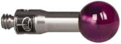 Renishaw - 0.1969 Inch Ball Diameter, Stainless Steel Stem, M2 Thread, Ruby Point Ball Tip CMM Stylus - 0.3937 Inch Working Length, 0.0984 Inch Stem Diameter, 0.3937 Inch Overall Length - Americas Industrial Supply