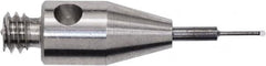 Renishaw - 0.0118 Inch Ball Diameter, Carbide Stem, M2 Thread, Ruby Point Ball Tip CMM Stylus - 0.0787 Inch Working Length, 0.01 Inch Stem Diameter, 0.3937 Inch Overall Length - Americas Industrial Supply