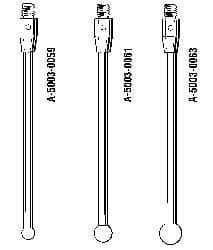Renishaw - 7 mm Ball Diameter, CMM Stylus and Probe - 51.5 mm Overall Length - Americas Industrial Supply