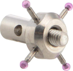 Renishaw - 0.04 Inch Ball Diameter, Carbide Stem, M2 Thread, Ruby Point Ball Tip CMM Stylus - 0.028 Inch Stem Diameter, 7.5 mm Overall Length - Americas Industrial Supply