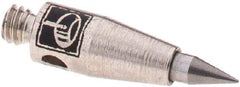 Renishaw - 1.4 mm Ball Diameter, Stainless Steel Stem, M2 Thread, Carbide Point Needle Tip CMM Stylus - 0.3937 Inch Overall Length - Americas Industrial Supply