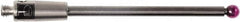 Renishaw - 0.0787 Inch Ball Diameter, Carbide Stem, M2 Thread, Ruby Point Ball Tip CMM Stylus - 0.8858 Inch Working Length, 0.0591 Inch Stem Diameter, 1.1811 Inch Overall Length - Americas Industrial Supply