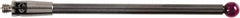 Renishaw - 0.1181 Inch Ball Diameter, Carbide Stem, M2 Thread, Ruby Point Ball Tip CMM Stylus - 1.4567 Inch Working Length, 0.0787 Inch Stem Diameter, 1.5748 Inch Overall Length - Americas Industrial Supply