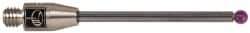 Renishaw - 0.0787 Inch Ball Diameter, Carbide Stem, M3 Thread, Ruby Point Ball Tip CMM Stylus - 0.8976 Inch Working Length, 0.0591 Inch Stem Diameter, 1.1811 Inch Overall Length - Americas Industrial Supply