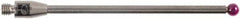 Renishaw - 0.1181 Inch Ball Diameter, Carbide Stem, M3 Thread, Ruby Point Ball Tip CMM Stylus - 1.7205 Inch Working Length, 0.0787 Inch Stem Diameter, 1.9685 Inch Overall Length - Americas Industrial Supply