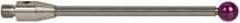 Renishaw - 0.1969 Inch Ball Diameter, Carbide Stem, M2 Thread, Ruby Point Ball Tip CMM Stylus - 1.9685 Inch Working Length, 0.0984 Inch Stem Diameter, 1.9685 Inch Overall Length - Americas Industrial Supply