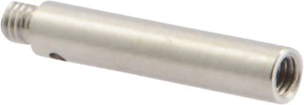 Renishaw - M3 Female and Male Connection, 0.1575 Inch Stem Diameter, Stainless Steel, CMM Stylus Extension - 0.7874 Inch Overall Length, For Use with M3 Threaded Stylus Range - Americas Industrial Supply