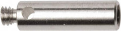 Renishaw - M2 Female and Male Connection, 0.1181 Inch Stem Diameter, Stainless Steel, CMM Stylus Extension - 0.3937 Inch Overall Length, For Use with M2 Threaded Stylus Range - Americas Industrial Supply