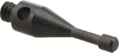 Renishaw - 0.06 Inch Ball Diameter, Silver Steel Stem, M2 Thread, Steel Point Disc Tip CMM Stylus - 0.0492 Inch Working Length, 0.0394 Inch Stem Diameter, 0.4232 Inch Overall Length - Americas Industrial Supply
