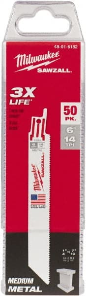 Milwaukee Tool - Steel Reciprocating Saw Blade - Americas Industrial Supply