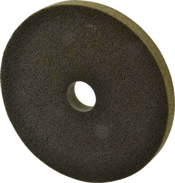 Standard Abrasives - 6" Diam, 1/2" Face Width, 1" Center Hole, Medium Grade, Aluminum Oxide Deburring Wheel - Unitized, Hard Density 8 Grade, 6,000 RPM - Americas Industrial Supply