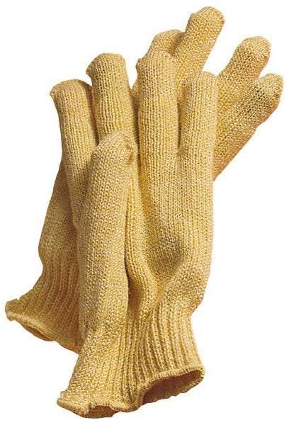 Value Collection - Size L (9), ANSI Cut Lvl 3, Abrasion Lvl 3, Cotton/Kevlar Cut Resistant Gloves - Yellow, Ambidextrous - Americas Industrial Supply