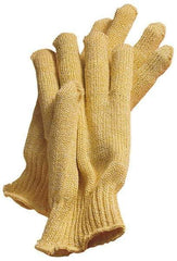 Value Collection - Size L (9), ANSI Cut Lvl 3, Abrasion Lvl 3, Cotton/Kevlar Cut Resistant Gloves - Yellow, Ambidextrous - Americas Industrial Supply
