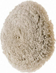 Dico - 7" Diam 100% Wool Bonnet Pad - 1" Pile - Americas Industrial Supply