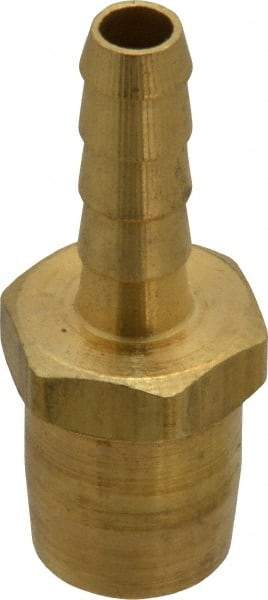 Acme - Open Check Brass Air Chuck - Straight Push On Chuck, 1/4 Barbed - Americas Industrial Supply