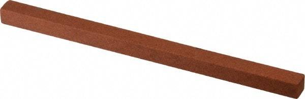 Norton - 4" Long x 1/4" Wide x 1/4" Thick, Aluminum Oxide Sharpening Stone - Square - Americas Industrial Supply