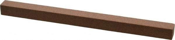 Norton - 4" Long x 1/4" Wide x 1/4" Thick, Aluminum Oxide Sharpening Stone - Square - Americas Industrial Supply